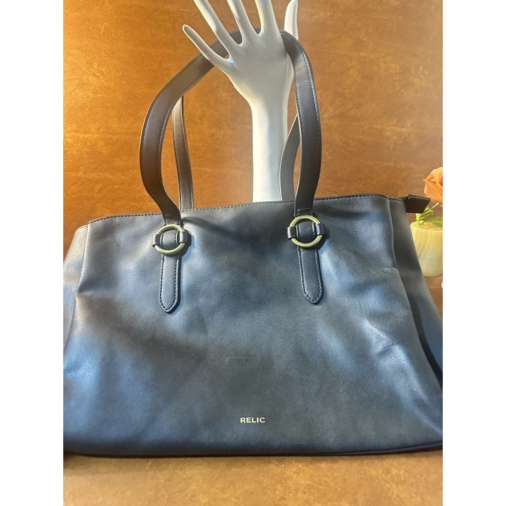 Relic by Fossil Shoulder Handbag Purse 2 Handles Med Large 13